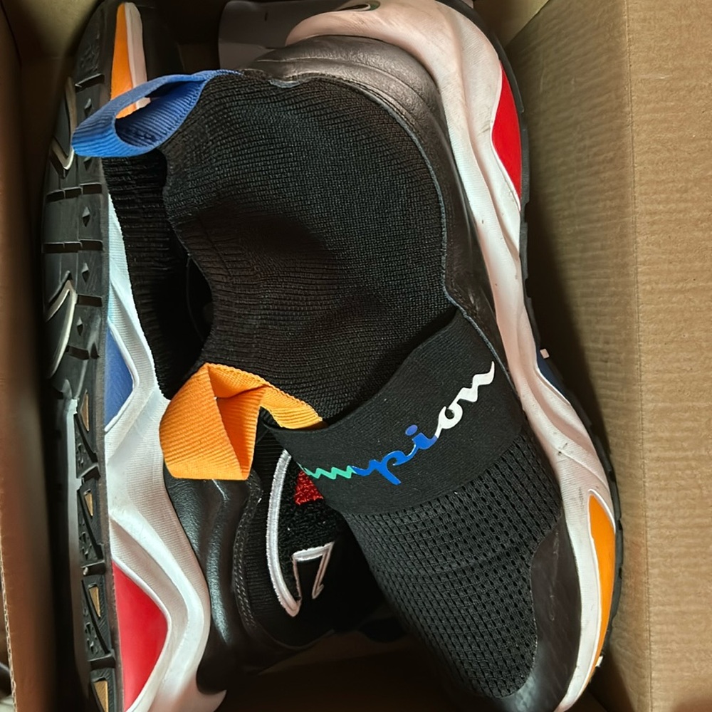 rainbow color champion rally pros (U.S. men’s size 9.5 / women’s 11)